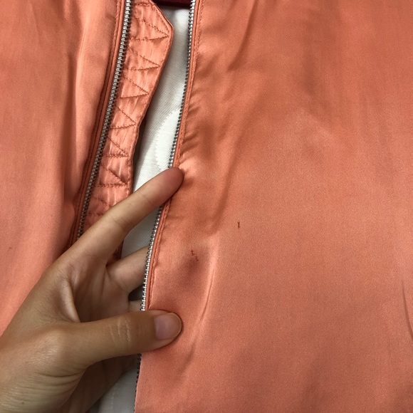 rag & bone satin bomber - Picture 3 of 6